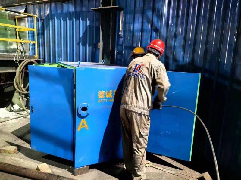 純鈣線喂絲機客戶現場